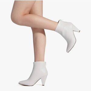 Chic White Ankle Boots